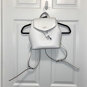 White Kate Spade Backpack